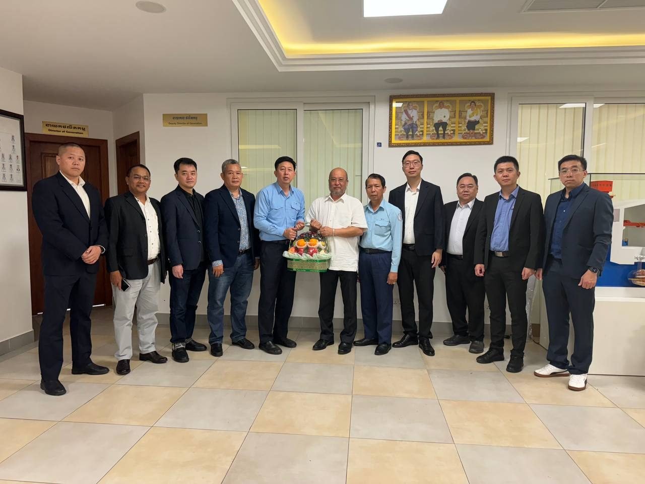 Meeting at Electricité du Cambodge headquarters, November 2025