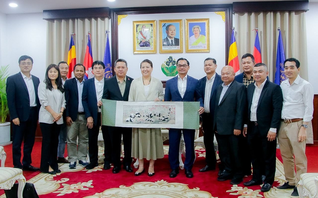 Meeting with the Governor of Kampong Speu Province